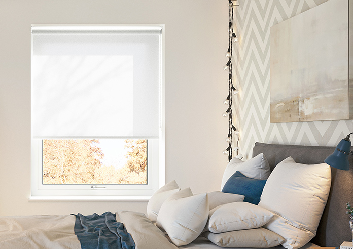 Verona, Pure White - Roller Blind - Image 3